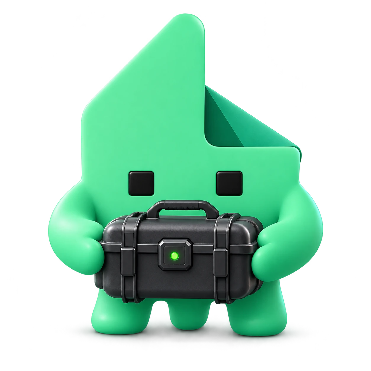 Little Guardian carrying a secure monitoring case